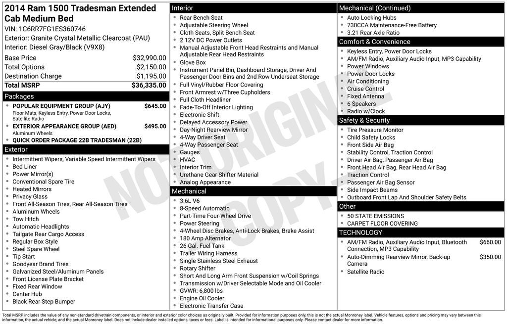 ram ram 1500 pickup 2014 1C6RR7FG1ES360746 image ram ram 1500 pickup 2014 1C6RR7FG1ES360746 image